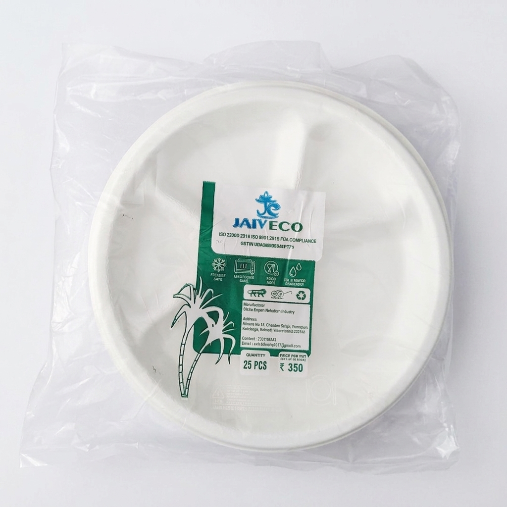 Jaiv Eco 25 pcs Disposable Plate