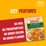 Suhana Matar Paneer Mix 50g - Image 4