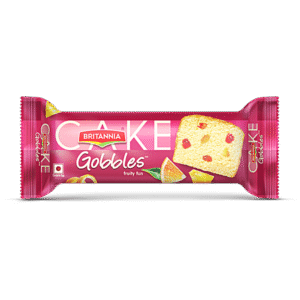 Britannia Gobbles Fruity Fun Cake Contains egg