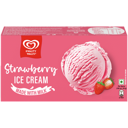 Kwallity Walls Strawberry Ice Cream