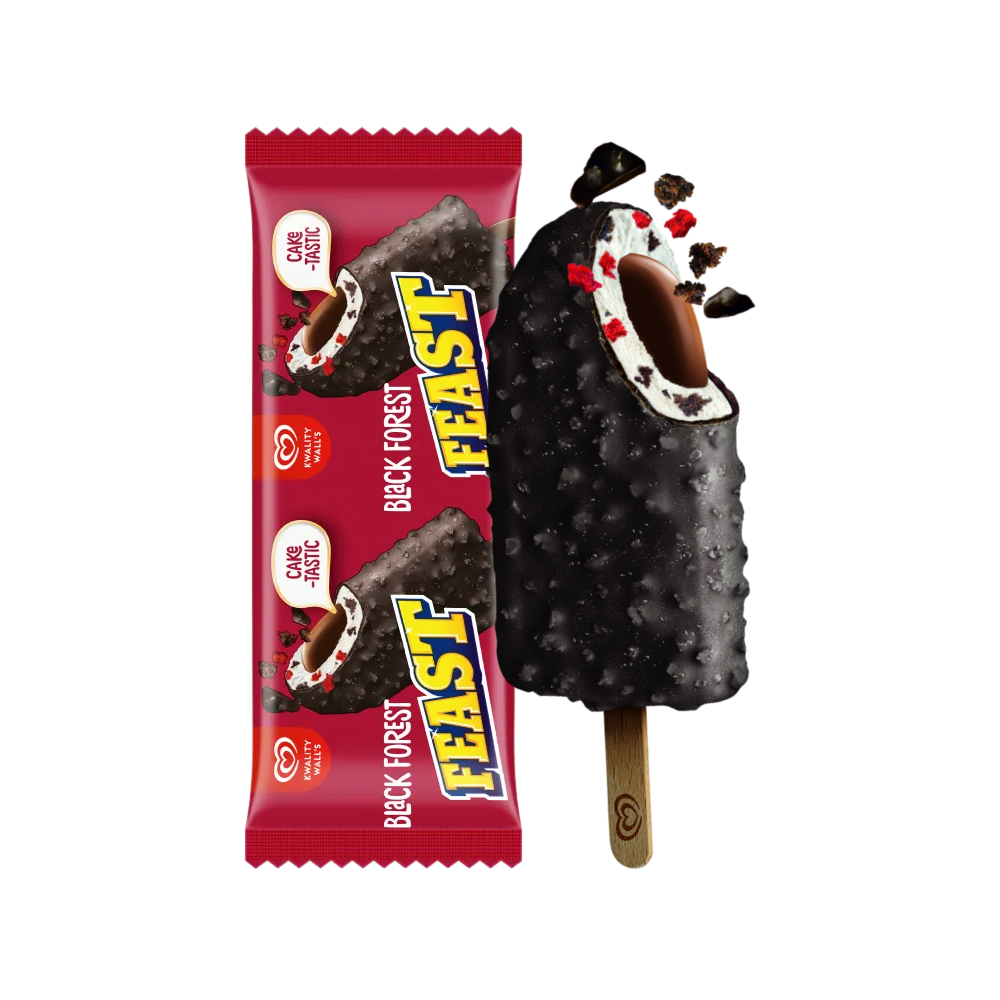 Kwality Wall’s Black Forest Feast Ice Cream c