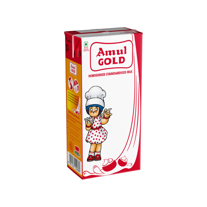 Amul Gold Tonned Milk 1Ltr