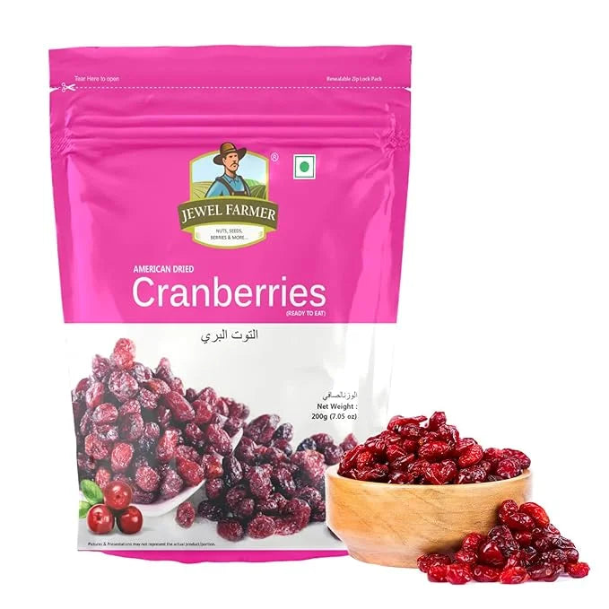 Jewel Farmer American Dried Cranberries 200g