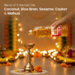 Om Shanthi Pure Puja Oil 1 l - Image 2