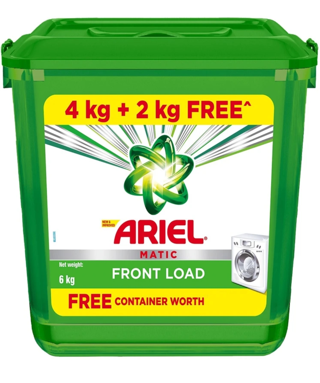Ariel Matic Front Load Washing Powder 4 kg + 2 kg Detergent powder (6 kg)