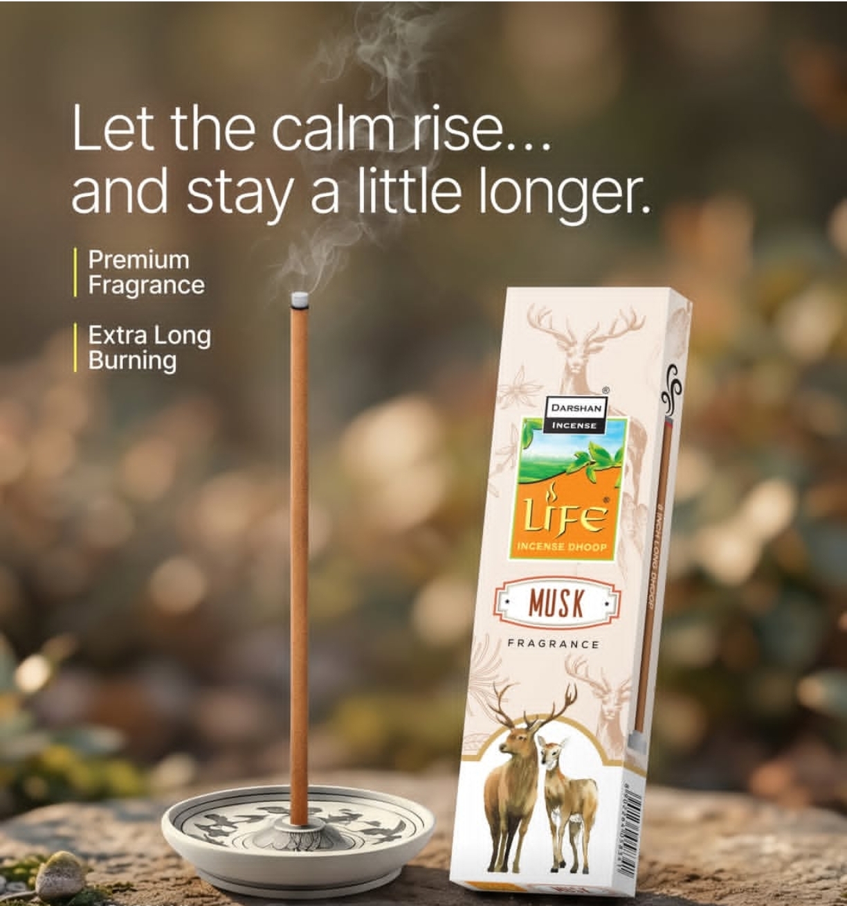 Life Musk Fragrance Agarbatti - Image 2