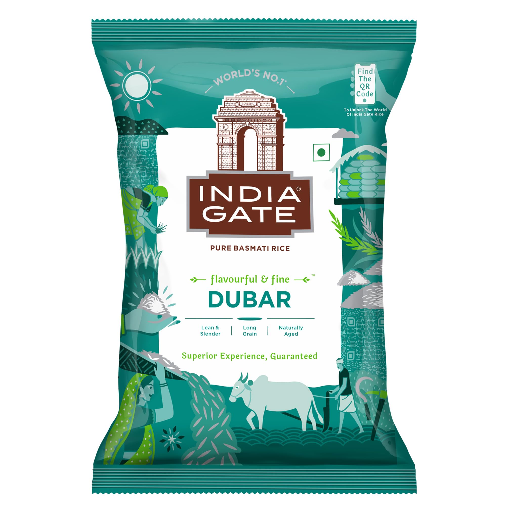 India Gate Basmati Dubar Rice 1 kg