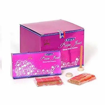 images (1) Satya Purple Jewel Dhoop Sticks 20 sticks - Image 1