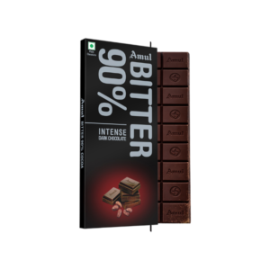 Amul Bitter 90% Intense Chocolate