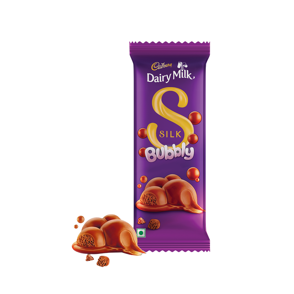Cadbury Dairy Milk Silk Bubbly 112g