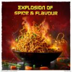 Korean fiery Hot Style Veg Noodles 80g - Image 4