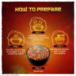 Korean fiery Hot Style Veg Noodles 80g - Image 5