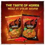 Korean fiery Hot Style Veg Noodles 80g - Image 6