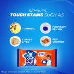 Surf Excel Stain Eraser Detergent Bar (4 x 200 g) - Image 5
