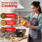 Sundrop Heart+ Rice Bran & Corn Refined Cooking Oil 750 ml - Image 3