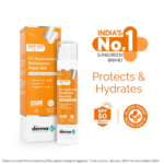 The Derma Co 1% Hyaluronic Sunscreen Gel Aqua (SPF 50 PA++++) 50g - Image 3