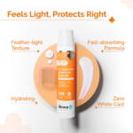 The Derma Co 1% Hyaluronic Sunscreen Gel Aqua (SPF 50 PA++++) 50g - Image 4