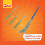 Gala No Dust Floor Broom, Jhadu (Plastic & Grass) - Image 7