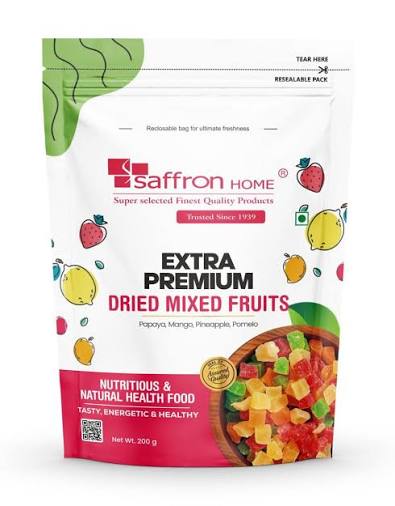 Saffron Dried Mixed Fruits 200g
